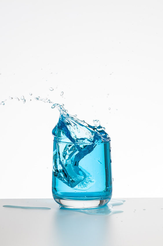 Blue cocktail